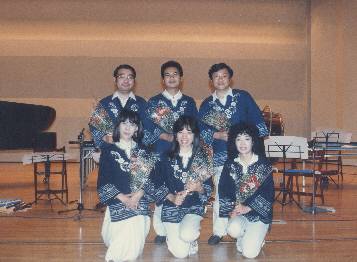 アクト・リコーダーアンサンブル台湾公演'87写真