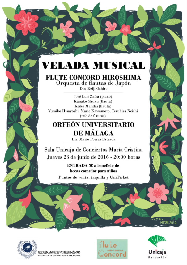 Malaga Concert Poster